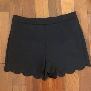 NWT Express High Rise Scalloped Shorts